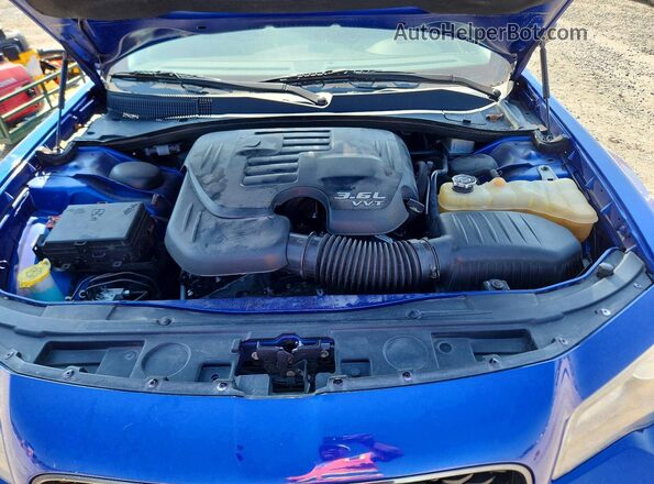 2C3CCAAG6KH666255 2019 CHRYSLER 300 Blue უკანა სალონის ხედი