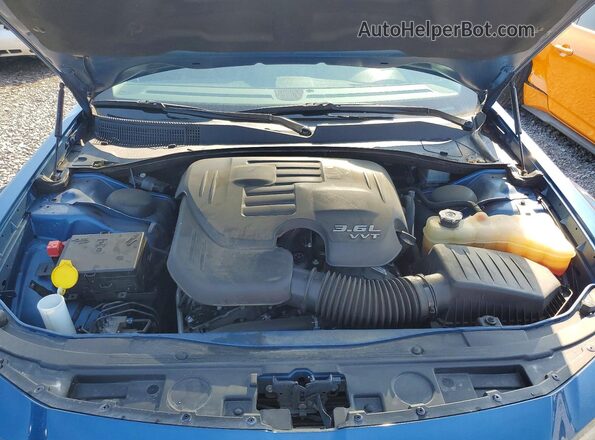 2C3CCAAG6MH516309 2021 CHRYSLER 300 Blue Rear interior view