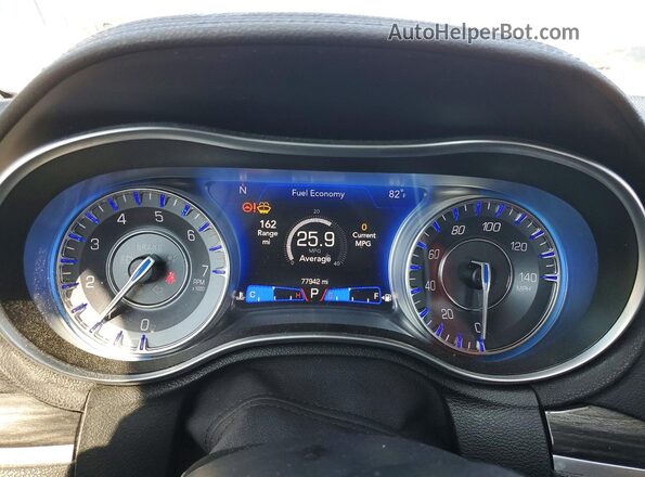 2C3CCAAG6MH516309 2021 CHRYSLER 300 Blue Instrument cluster view