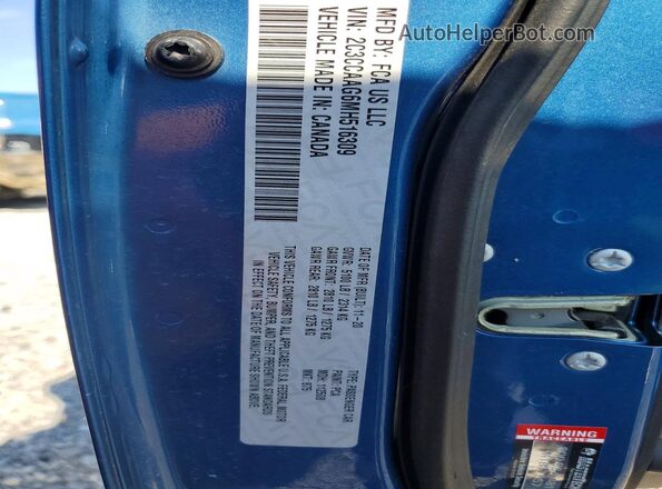 2C3CCAAG6MH516309 2021 CHRYSLER 300 Blue Engine compartment view