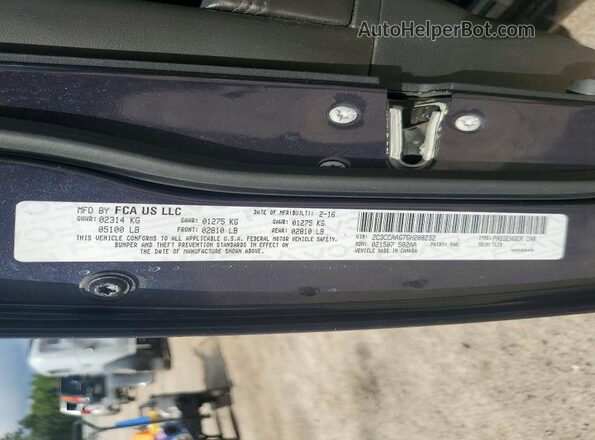 2C3CCAAG7GH208232 2016 CHRYSLER 300 Gray Engine compartment view