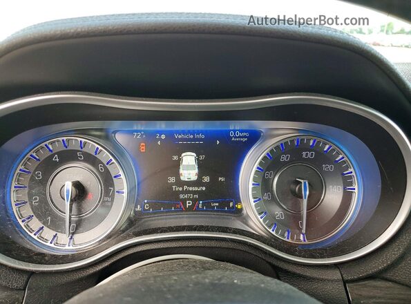 2C3CCAAG8GH343686 2016 CHRYSLER 300 White Սարքավորումների վահանակի տեսք
