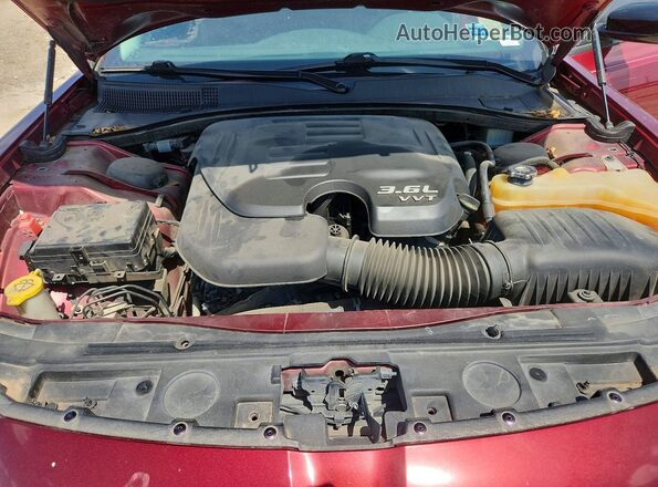 2C3CCAAG8JH293248 2018 CHRYSLER 300 Burgundy უკანა სალონის ხედი