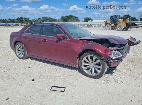 2C3CCAAGXJH203940 2018 CHRYSLER 300 Темно-бордовый Передняя правая четверть