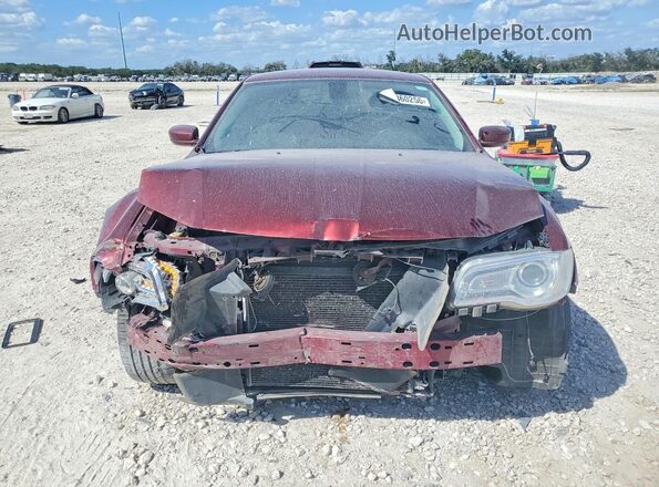 2C3CCAAGXJH203940 2018 CHRYSLER 300 Темно-бордовый Вид спереди