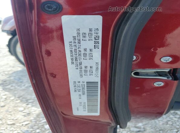 2C3CCAAGXJH203940 2018 CHRYSLER 300 Темно-бордовый Вид наклейки с VIN-кодом