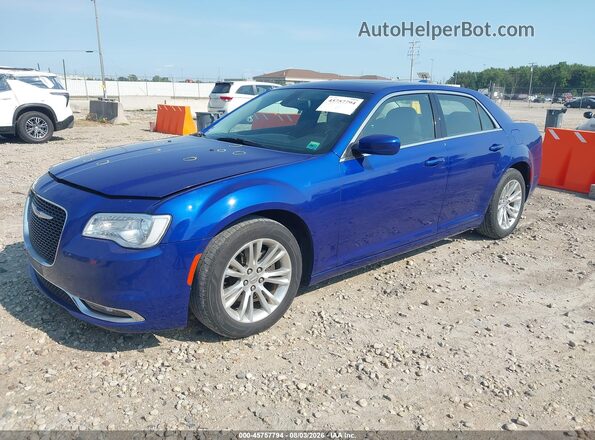 2C3CCAAGXKH733309 2019 CHRYSLER 300 Синий Передняя левая четверть