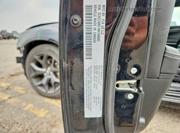 2C3CCABG1NH184683 2022 CHRYSLER 300 Black Vista del compartimento del motor