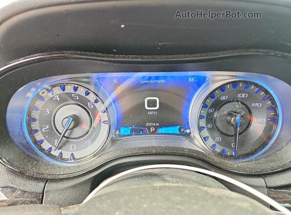 2C3CCABG1NH184683 2022 CHRYSLER 300 Black Vista del cuadro de instrumentos