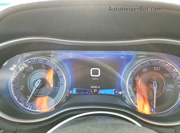 2C3CCABG3MH660723 2021 CHRYSLER 300 Черный Вид щитка приборов