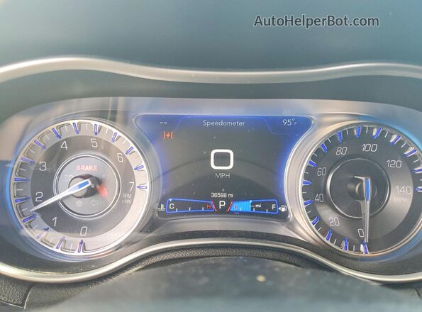 2C3CCABG3NH131080 2022 CHRYSLER 300 Black Instrument cluster view