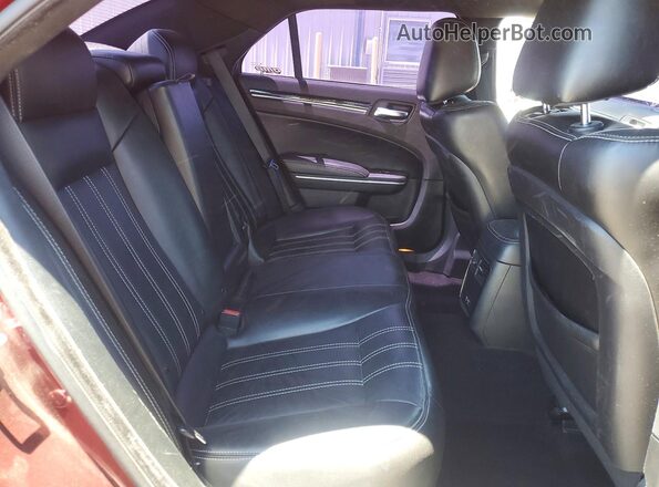 2C3CCABG4KH585415 2019 CHRYSLER 300 Burgundy Rear seats view