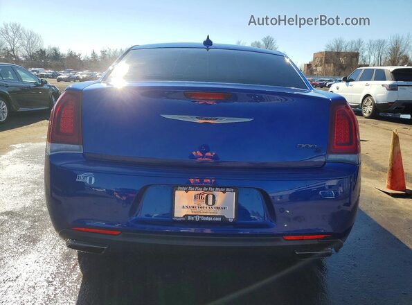 2C3CCABG4KH733224 2019 CHRYSLER 300 Blue Widok z tyłu