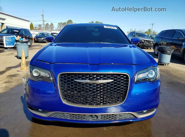 2C3CCABG4KH733224 2019 CHRYSLER 300 Blue Widok z przodu