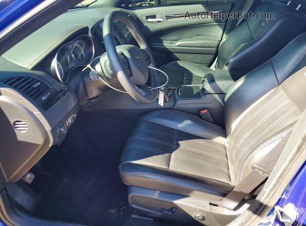 2C3CCABG4KH733224 2019 CHRYSLER 300 Blue Widok wnętrza z przodu
