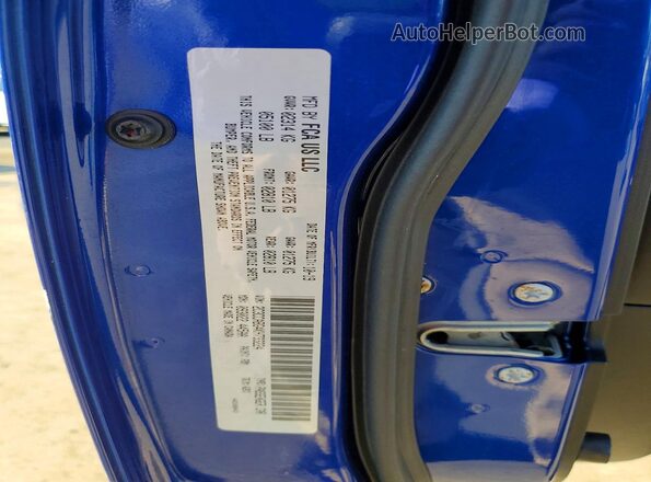 2C3CCABG4KH733224 2019 CHRYSLER 300 Blue Widok komory silnika