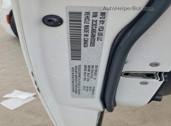2C3CCABG4NH203825 2022 CHRYSLER 300 White Widok naklejki z numerem VIN