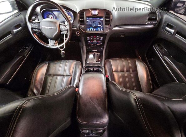 2C3CCABG6MH595771 2021 CHRYSLER 300 Black Dashboard view