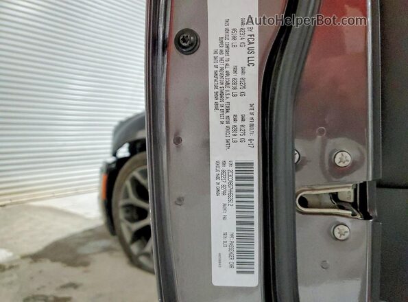 2C3CCABG7HH662612 2017 CHRYSLER 300 Black VIN კოდის სტიკერის ხედი