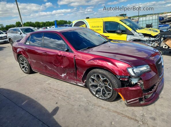 2C3CCABG7JH142934 2018 CHRYSLER 300 Темно-бордовый Передняя правая четверть