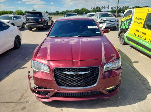 2C3CCABG7JH142934 2018 CHRYSLER 300 Темно-бордовый Вид спереди