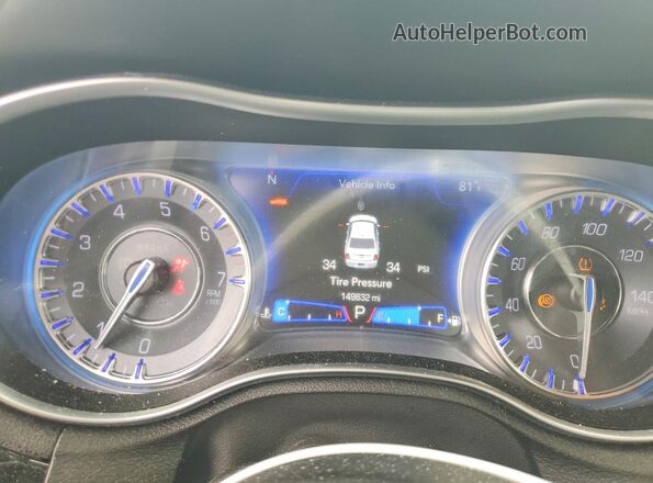 2C3CCABG7MH585749 2021 CHRYSLER 300 Gray Սարքավորումների վահանակի տեսք
