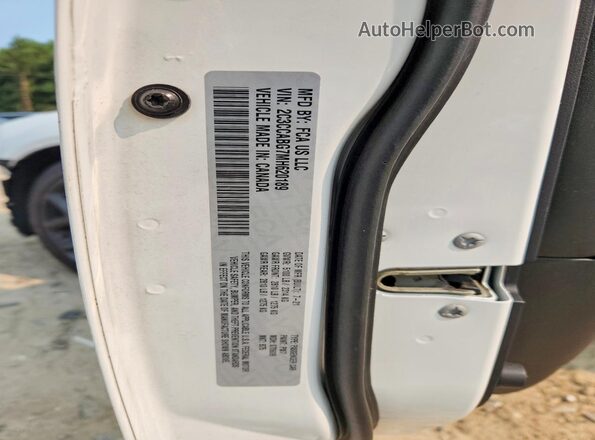 2C3CCABG7MH620189 2021 CHRYSLER 300 White VIN sticker view