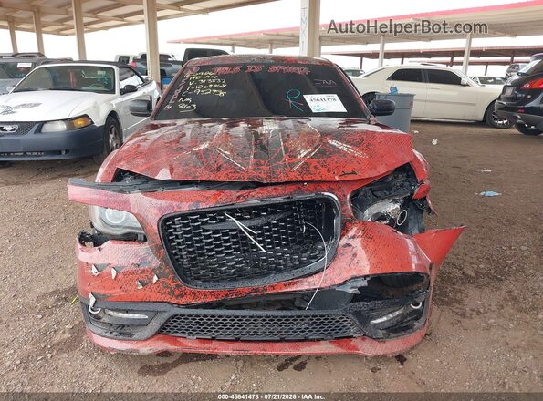 2C3CCABGXJH313837 2018 CHRYSLER 300 Бордовый Вид спереди