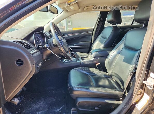 2C3CCADG0NH158895 2022 CHRYSLER 300 Black Вид салону спереду