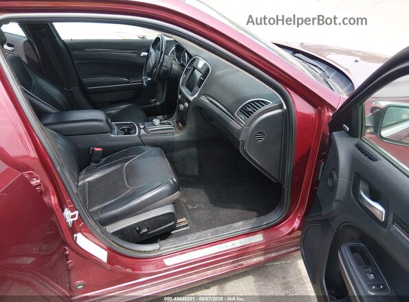 2C3CCAEG1KH555610 2019 CHRYSLER 300 Темно-бордовый Вид салона спереди