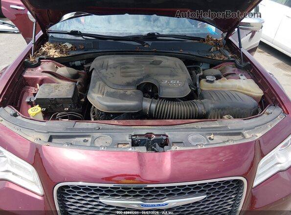 2C3CCAEG1KH555610 2019 CHRYSLER 300 Темно-бордовый Вид сзади