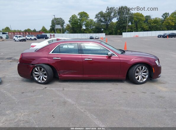 2C3CCAEG1KH555610 2019 CHRYSLER 300 Темно-бордовый Вид задней части салона
