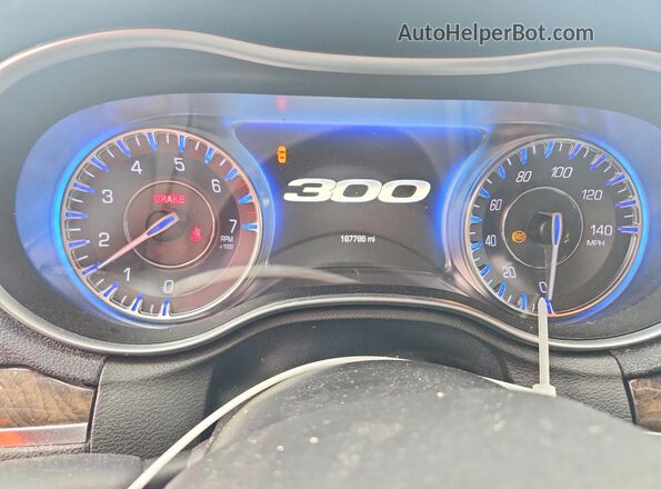 2C3CCAEG2GH181757 2016 CHRYSLER 300 Gray Vista del cuadro de instrumentos