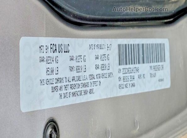 2C3CCAEG3JH127049 2018 CHRYSLER 300 Серебряный 