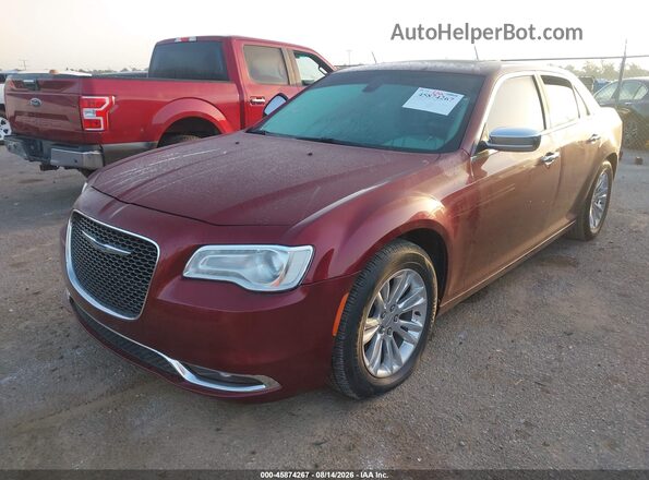 2C3CCAEG4GH181579 2016 CHRYSLER 300 Burgundy Առջևի ձախ երեք քառորդ տեսարան