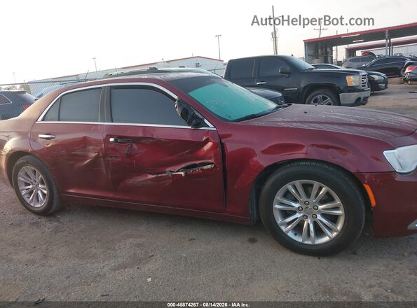 2C3CCAEG4GH181579 2016 CHRYSLER 300 Burgundy Սալոնի հետևի տեսք
