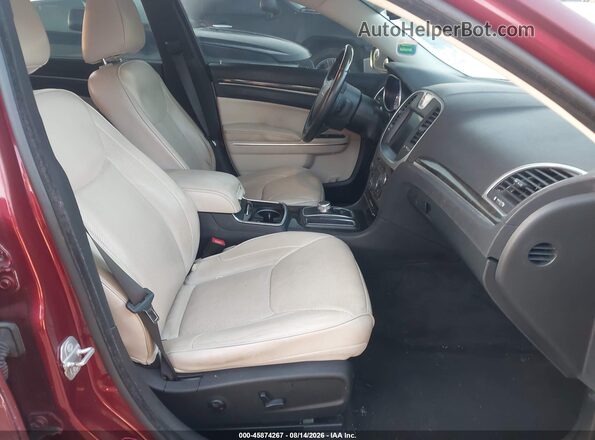 2C3CCAEG4GH181579 2016 CHRYSLER 300 Burgundy Սալոնի դիմացի տեսք