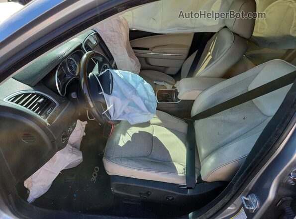 2C3CCAEG5GH161227 2016 CHRYSLER 300 Gray წინა სალონის ხედი