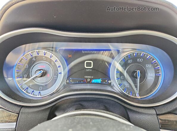2C3CCAEG5GH224455 2016 CHRYSLER 300 Black ხელსაწყოთა პანელის ხედი