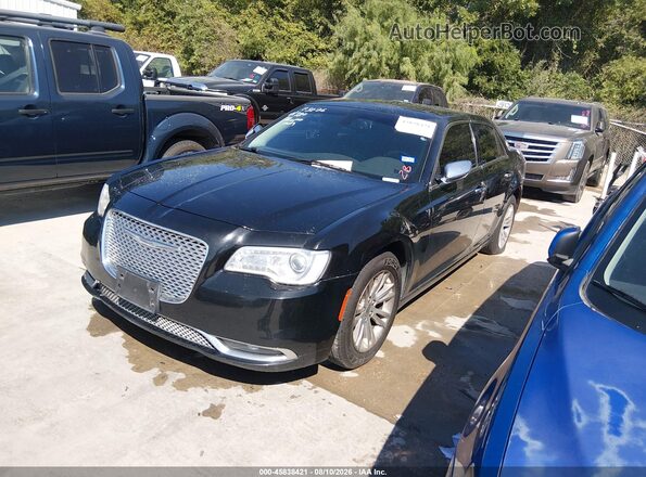 2C3CCAEG6GH351070 2016 CHRYSLER 300 Black წინა მარცხენა ხედი სამი მეოთხედიდან