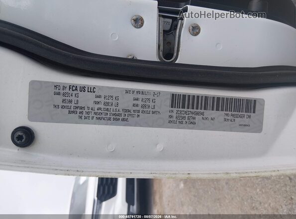 2C3CCAEG7HH586546 2017 CHRYSLER 300 White Շարժիչի բաժամունքի տեսք