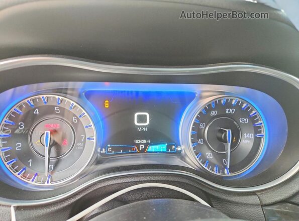 2C3CCAEG8HH564670 2017 CHRYSLER 300 Серый Вид щитка приборов