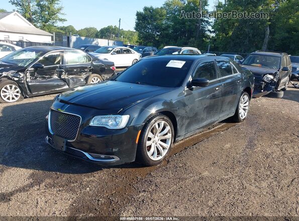 2C3CCAEG9JH136788 2018 CHRYSLER 300 Black Առջևի ձախ երեք քառորդ տեսարան