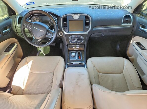 2C3CCAET0GH219967 2016 CHRYSLER 300 Black Widok deski rozdzielczej