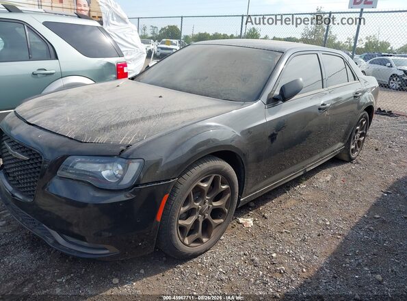 2C3CCAGG5GH283101 2016 CHRYSLER 300 Black წინა მარცხენა ხედი სამი მეოთხედიდან