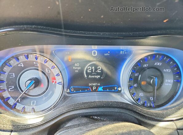 2C3CCAGG5KH536829 2019 CHRYSLER 300 Black Սարքավորումների վահանակի տեսք