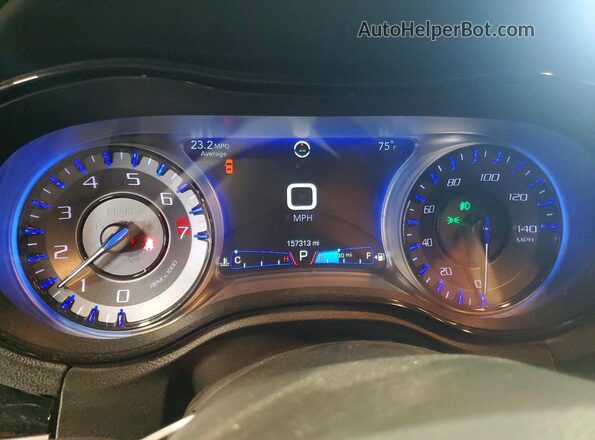 2C3CCAGG7HH534430 2017 CHRYSLER 300 Gray Vista del cuadro de instrumentos