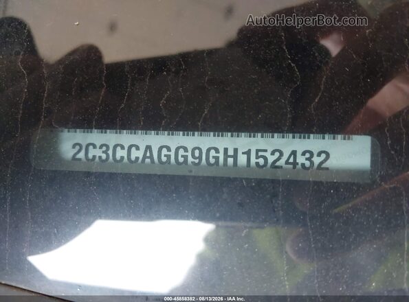2C3CCAGG9GH152432 2016 CHRYSLER 300 Black Вид підкапотного простору