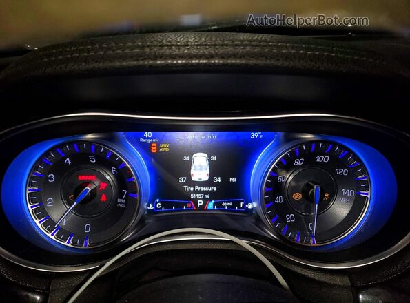 2C3CCAKG2GH296332 2016 CHRYSLER 300 Gray Vista del cuadro de instrumentos