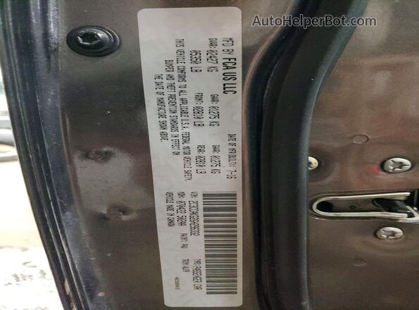 2C3CCAKG2GH296332 2016 CHRYSLER 300 Gray Vista de la etiqueta del VIN